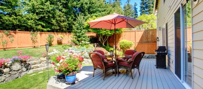 backyard landscape design Texas