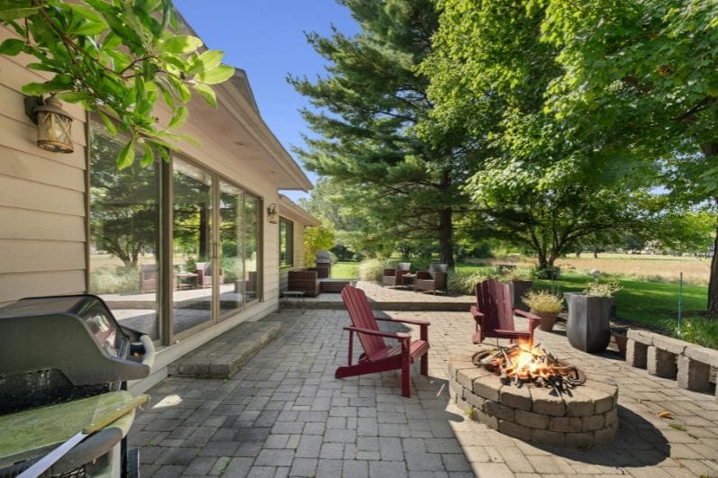 A Backyard Fire Pit