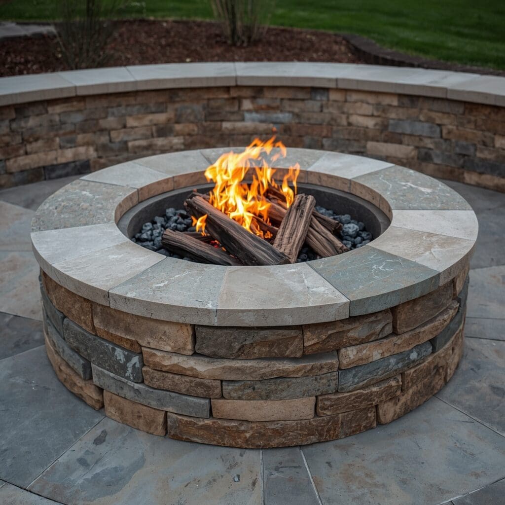 Natural Stone Fire Pit